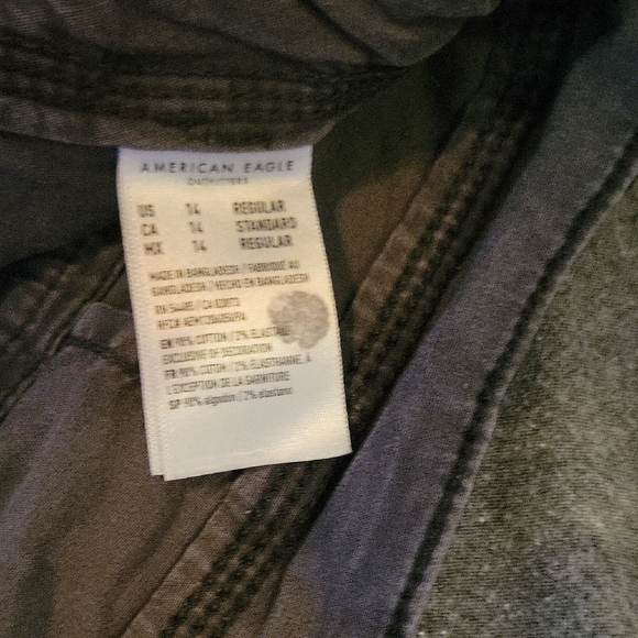 American Eagle Outfitters Women's Charcoal Ankle Jeans - Picture 3 of 7